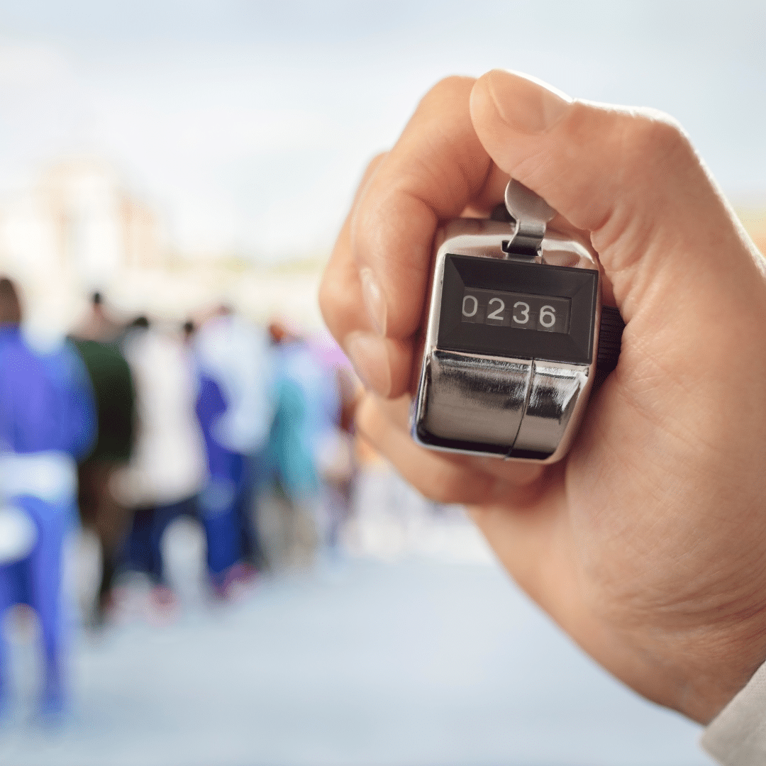 Personen zählen mit Smartphone